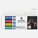 SCHNEIDER Paint-It Metallic Marker 0.8mm Set 2 x 4