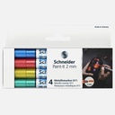 SCHNEIDER Paint-It Metallic Marker 2mm Set 2 x 4