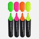 SCHNEIDER Job Fluorescent Highlighter Set x 4