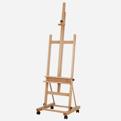 MEEDEN Beechwood H-Frame Movable Studio Easel (Installation Not Included)