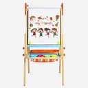 MEEDEN Children’s Dual-Sided Wooden Art Easel (Installation Not Included) Display Set