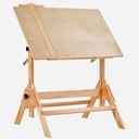 MEEDEN Pine Drafting Table (Installation Not Included)