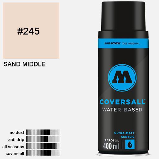 MOLOTOW Coversall Water-Based Spray Paint 400ml Sand Middle