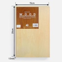 OVJ Basswood Plywood 1.5mm A5
