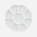 MEEDEN Porcelain Palette 9-Well 8”