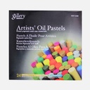 MUNGYO Gallery Oil Pastel Metallic & Fluorescent Set x 24