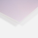 CLAIREFONTAINE Polypropylene Plastic Sheet 50cm x 70cm Transparent Lilac