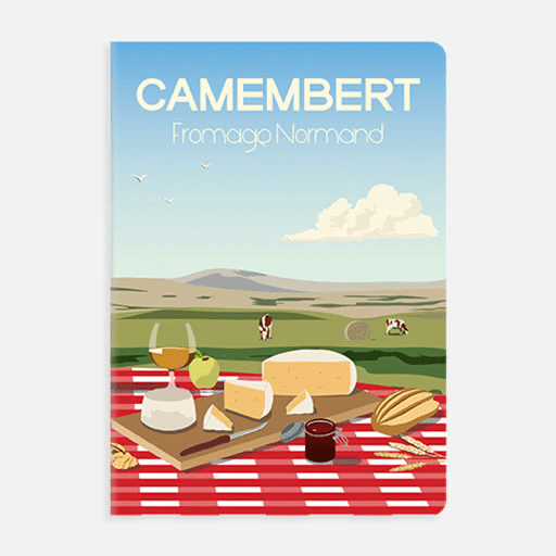 CLAIREFONTAINE France Camenbert Lined Notebook 90gsm A5 x 48