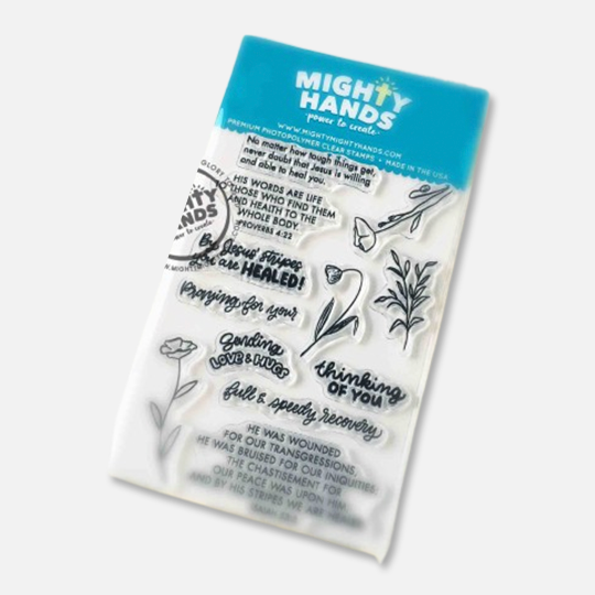 MIGHTY HANDS Clear Stamp 4” x 6” Jesus Heals 2
