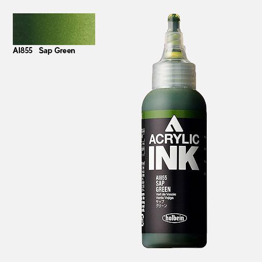 HOLBEIN Artist Acrylic Ink 100ml Sap Green