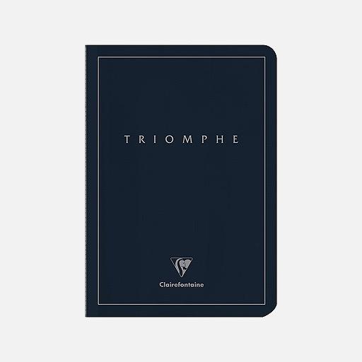 CLAIREFONTAINE Triomphe Platinum Ivory Paper Notebook 90gsm Lined A5 x 48