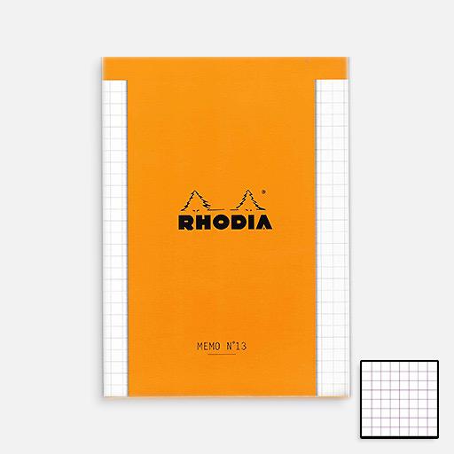 RHODIA Memo Pad 80gsm Grid A6 x 240