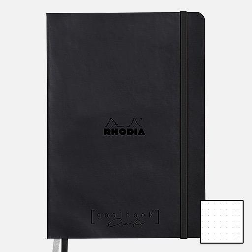 RHODIA Creation Sketch Paper Goal Book 200gsm A5 x 50 Black