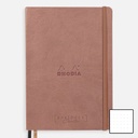 RHODIA Creation Black Paper Dot Goal Book 120gsm A5 x 80 Rosewood
