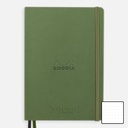 RHODIA Creation Black Paper Dot Goal Book 120gsm A5 x 80 Sage