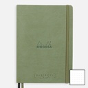 RHODIA Creation Black Paper Dot Goal Book 120gsm A5 x 80 Celadon
