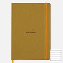 RHODIA Softcover Lined Notebook 90gsm A5 x 80 Gold