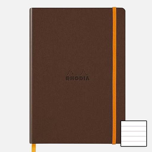 RHODIA Softcover Notebook 90gsm Lined A5 x 80 Bronze