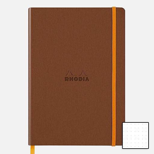 RHODIA Softcover Notebook 90gsm Dot A5 x 80 Copper