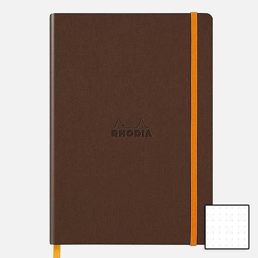 RHODIA Softcover Dot Notebook 90gsm A5 x 80 Bronze