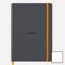 RHODIA Softcover Dot Notebook 90gsm A5 x 80 Titanium