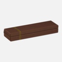 RHODIA Leather Pen Box Bronze