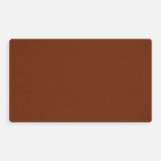RHODIA Soft Leather Desk Pad 35cm x 60cm Copper