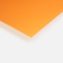 CLAIREFONTAINE Polypropylene Plastic Sheet 50cm x 70cm Light Orange