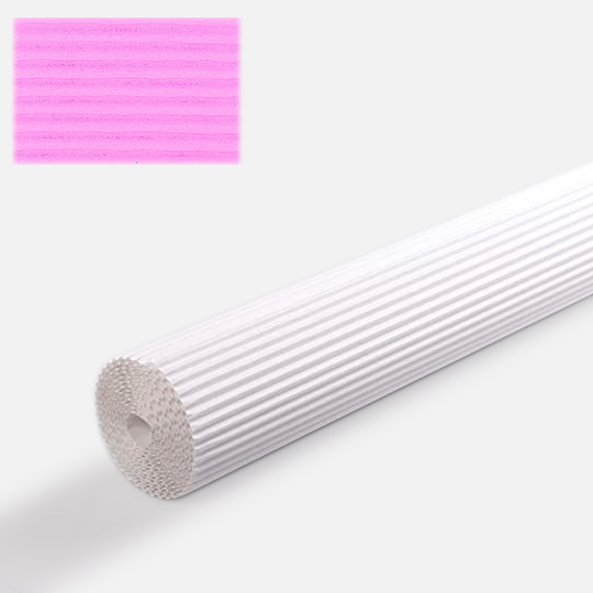 CLAIREFONTAINE Corrugated Paper Roll 175gsm 70cm x 2m Fushcia