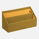 RHODIA Leather Letter Holder Gold