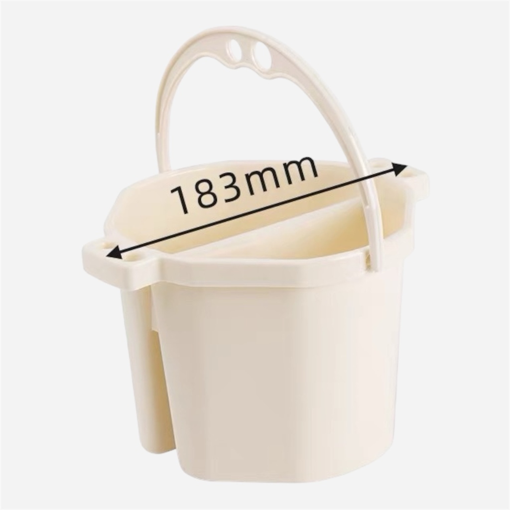 OVJ Water Bucket Rice White