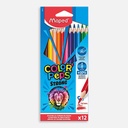MAPED Color’Peps Strong Color Pencil Set x 12