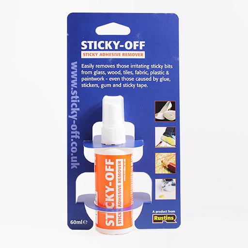 RUSTINS Sticky-Off Sticky Adhesive Remover 60ml