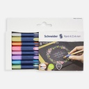 SCHNEIDER Paint-It Metallic Roller Pen Set x 8