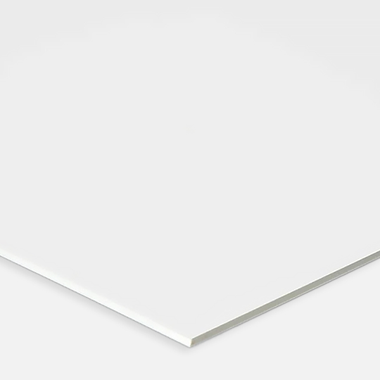 OVJ White PVC Plastic Sheet 1mm x 30cm x 40cm