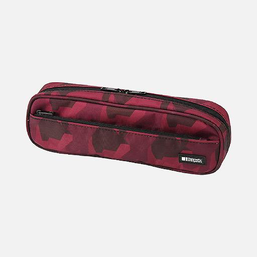 LIHIT LAB. 2-Way Pen Case Maroon Camouflage
