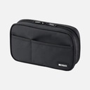 LIHIT LAB. Book Type Pen Case Jet Black