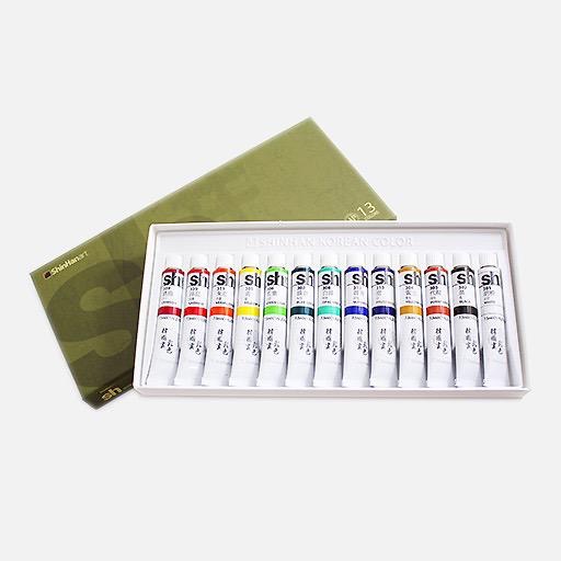 SHINHAN Korean Watercolor Paint 7.5ml Set x 13