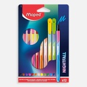 MAPED Nightfall Washable Felt Tip Pen Set x 12