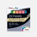 PENTEL Arts Oil Pastel Fluorescent Set x 6