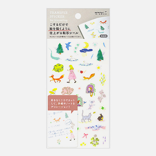 MIDORI Transfer Sticker Motifs Storybook
