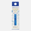 MIDORI Decoration Crayon Refill Light Blue x Blue
