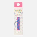 MIDORI Decoration Crayon Refill Pink x Light Blue