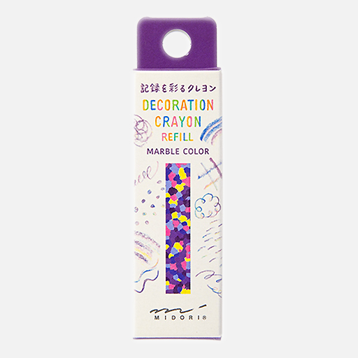 MIDORI Decoration Crayon Refill Night Sky