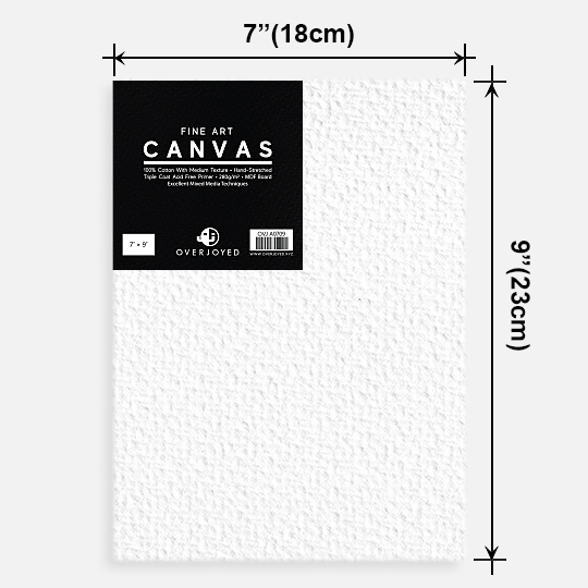 OVJ Cotton Canvas Board 280gsm 7” x 9”