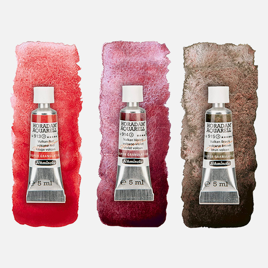SCHMINCKE Horadam Granulating Watercolor 5ml Volcano Set x 3