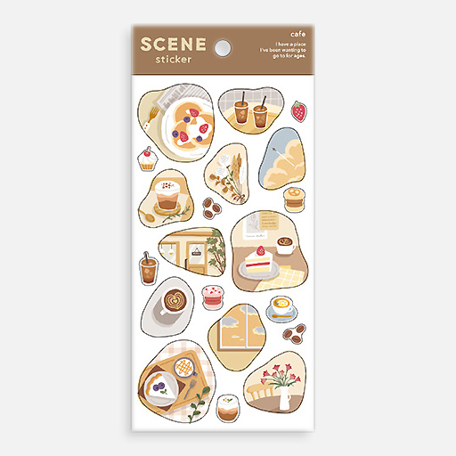 MIND WAVE Scene Sticker Cafe