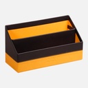 RHODIA Leather Letter Holder Black