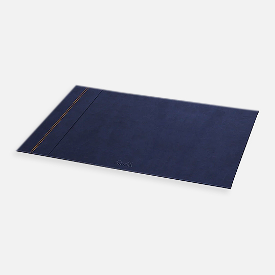 RHODIA Leather Hardback Desk Pad 40cm x 60cm Midnight