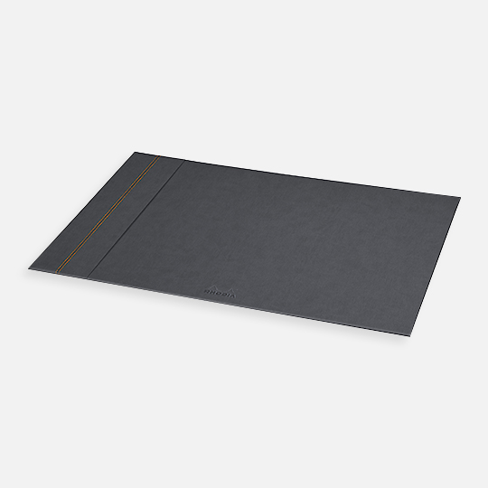 RHODIA Leather Hardback Desk Pad 40cm x 60cm Titanium